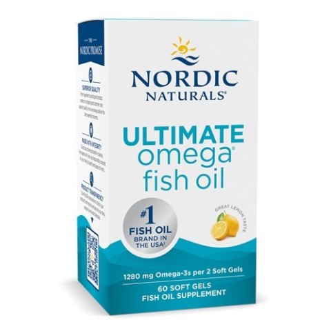 NORDIC NATURALS Ultimate Omega omega-3 cytryna 60 kapsułek