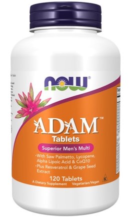 NOW FOODS ADAM multiwitamina dla mężczyzn 120 tabletek