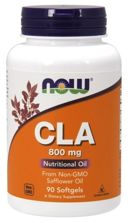 NOW FOODS CLA 800 mg sprzężony kwas linolowy 90 kapsułek