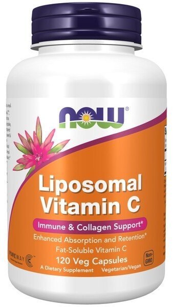 NOW FOODS Liposomalna witamina C 120 kapsułek roślinnych