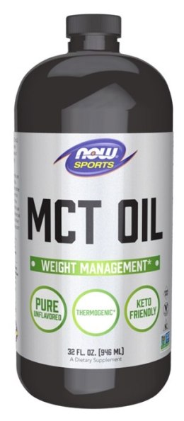 NOW FOODS Olej MCT czysty w płynie 946 ml