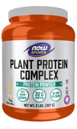 NOW FOODS Plant Protein białko roślinne waniliowe 907 g