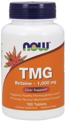NOW FOODS TMG trimetyloglicyna 1000 mg 100 tabletek