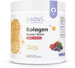 OSAVI Kolagen Stawy i Kości FORTIBONE jagoda i poziomka 210 g