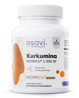 OSAVI Kurkumina NOMICU ekstrakt z kurkumy 60 kapsułek wegańskich