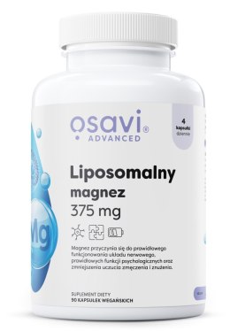 OSAVI Magnez liposomalny 375 mg 90 kapsułek wegańskich