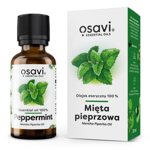 OSAVI Olejek eteryczny z mięty pieprzowej 100% naturalny 30 ml