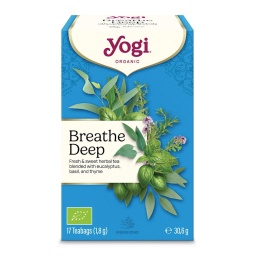 HERBATKA GŁĘBOKI ODDECH (BREATHE DEEP) BIO (17 x 1,8 g) 30,6 g - YOGI TEA