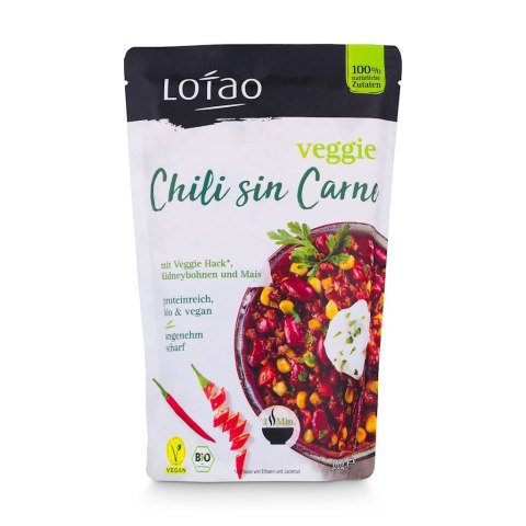 TERMIN 24/09/2026 VEGGIE CHILI SIN CARNE BIO 320 g - LOTAO
