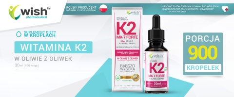 TERMIN 31/10/2026 WISH NATURALNA WIT K2 MK7 50MCG FORTE KROPLE 30 ML