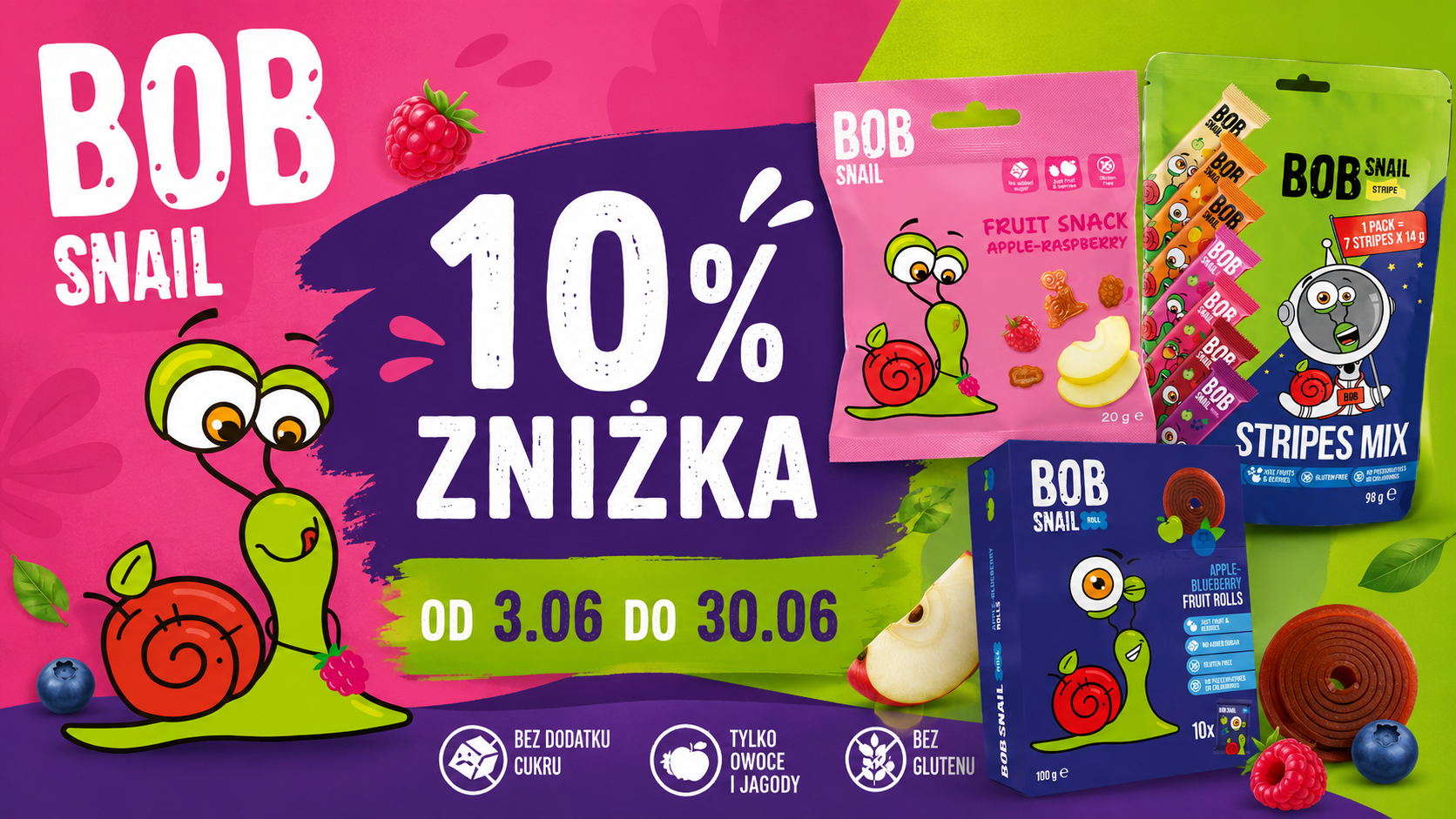 BOB Snail produkty dla dzieci
