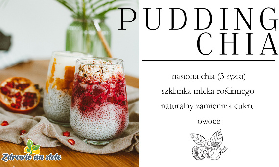 Pudding chia - przepis
