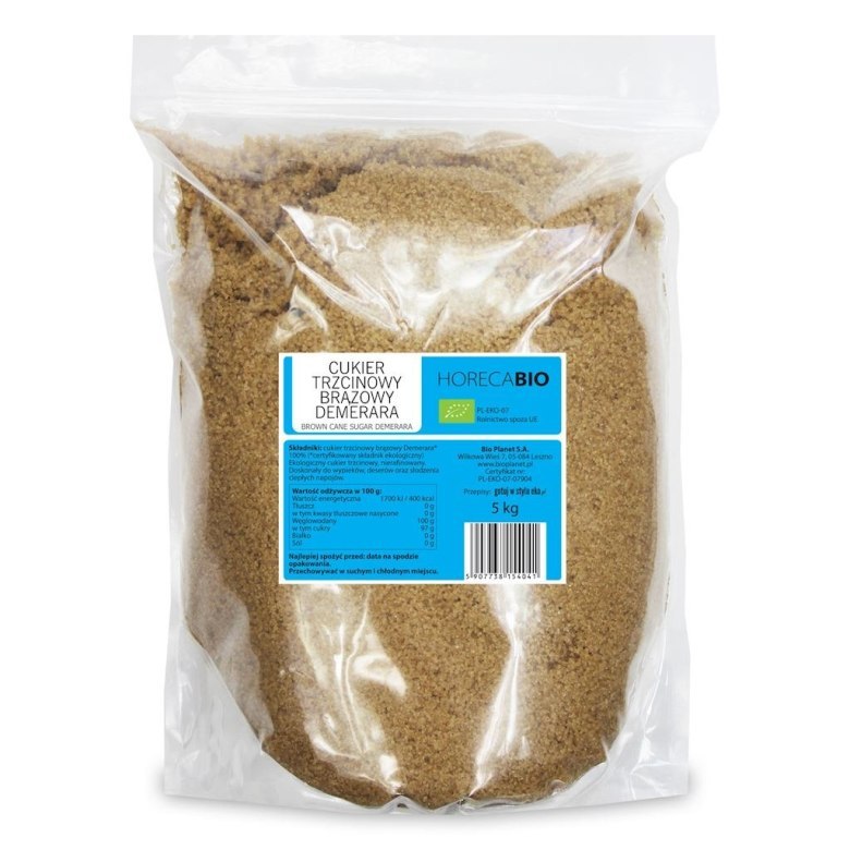 cukier trzcinowy brązowy