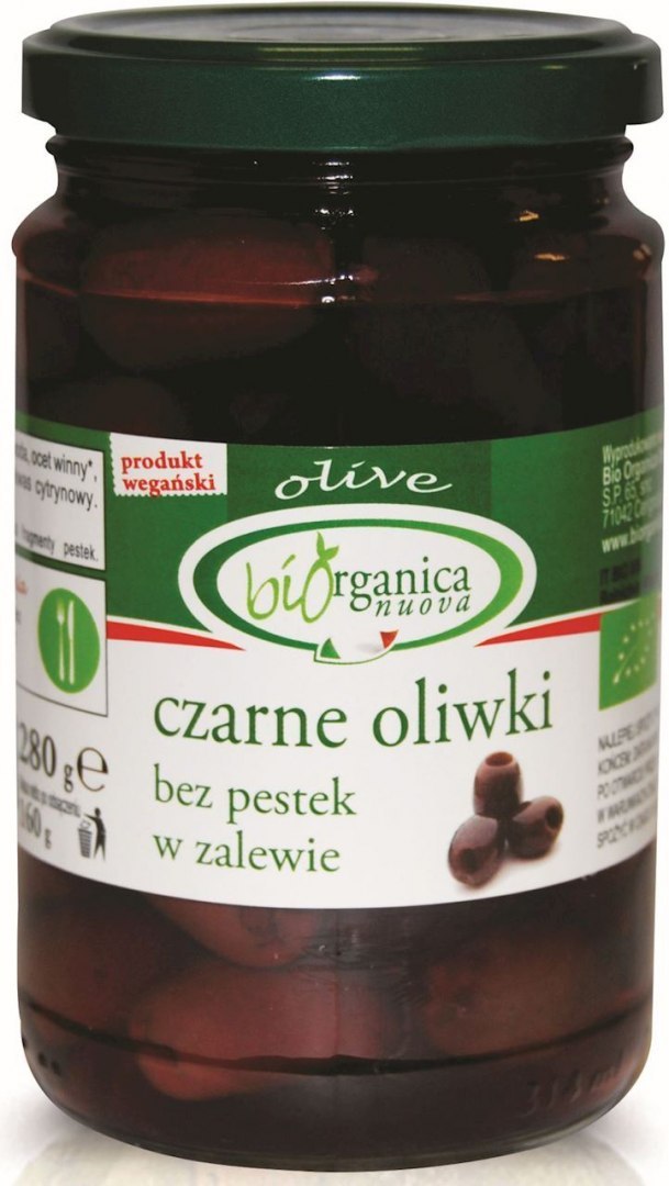 naturalne czarne oliwki